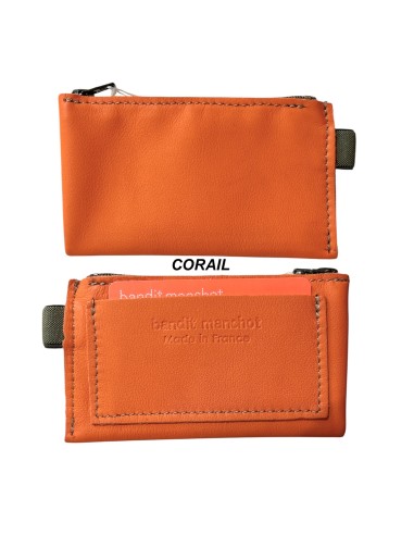 PORTE MONNAIE À SOUFFLET - BANDIT MANCHOT