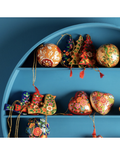 DECO OISEAU  EN PAPIER MACHÉ - SASS & BELLE